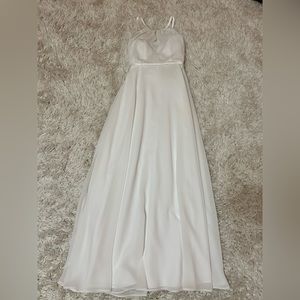 Christina Wu Celebration White Formal Dress